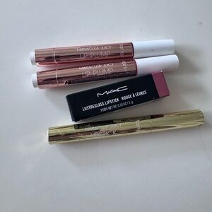 MAC Cosmetics Lustreglass Lipstick & Rose Gold Lip Plump Duo